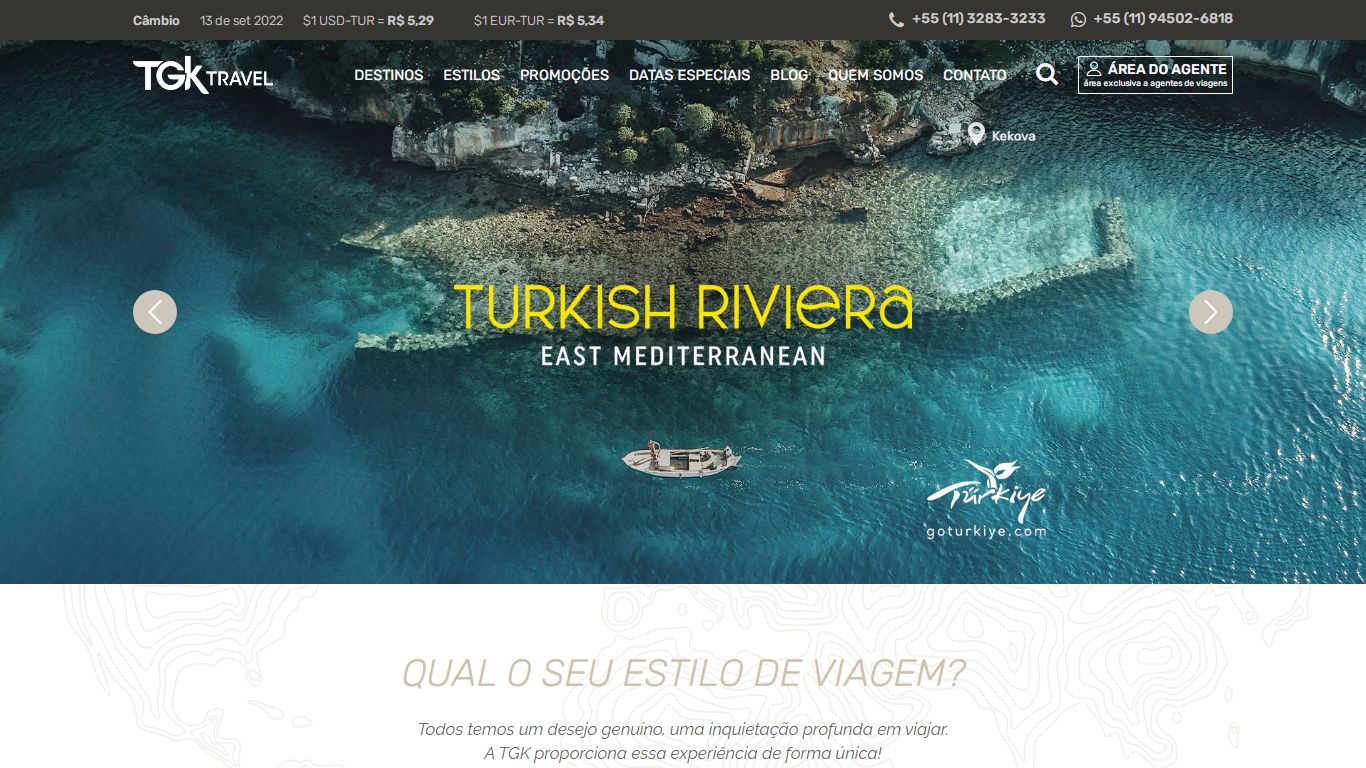 TGK Travel | Agência de Turismo - Alto padrão em turismo com ...